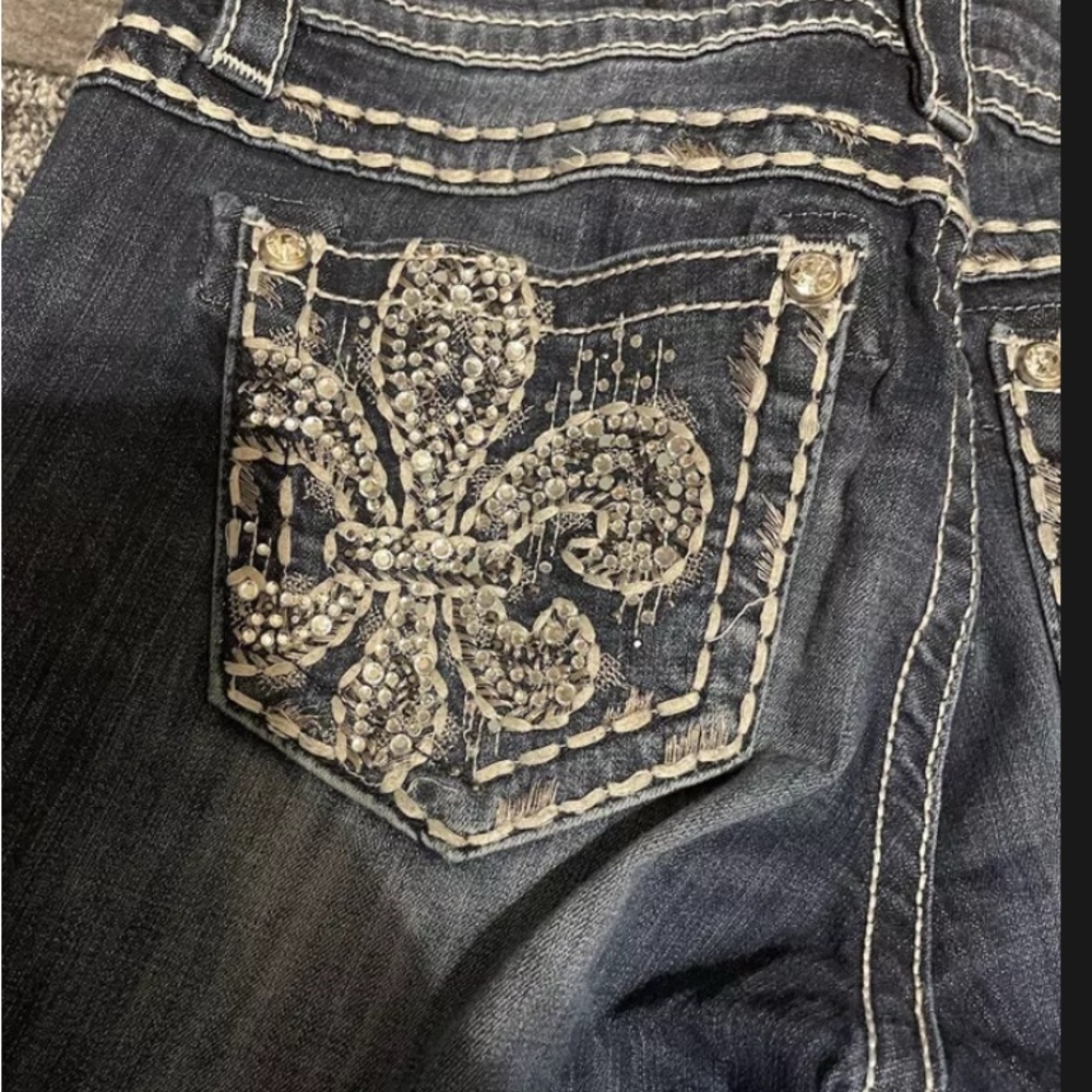 Miss Me embellished Blue Jeans